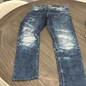 Jordan craig legacy edition Aaron jean men 36 x 32 blue jean distressed